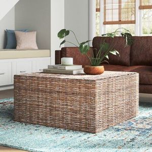 Mesa nórdica de ratán decorativa demandada Caliente con base, mesa de ratán antideslizante móvil respetuosa con el medio ambiente, ligera en peso - Product Image 3