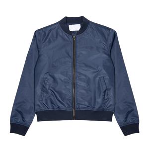 Blouson d'aviateur personnalisé OEM pour femmes, crop top, vêtements de sport automne hiver décontractés, veste coupe-vent, blousons d'aviateur pour femmes de grande taille - Product Image 1