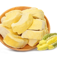Premium gedroogde durian, natuurlijke tropische fruitsnack uit Vietnam