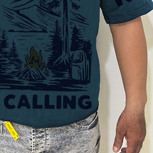 Camiseta recortada cuadrada lavada con ácido desteñida al sol de alta calidad para hombres, ropa de calle, Terry francés, peso pesado, tejido, lavado con ácido para niño - Product Image 3