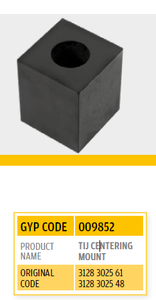 MONTAJE DE GOMA DE CENTRADO TIJ PARA ATLAS COPCO Parte No 3128 3025 61 3128 3025 48 3128302561 3128302548 - Product Image 2