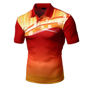 Chemises pour hommes sur mesure OEM, en toile de polyester de haute qualité, grande taille, manches courtes, pour l'été, respirantes, anti-plis, séchage rapide - Product Image 4