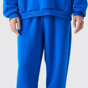 OEM Pantalon de jogging droit décontracté en coton pour hommes Vêtements de rue Pantalon de survêtement Logo brodé Vêtements de sport surdimensionnés foncés pour la course à pied en salle de sport - Product Image 3