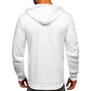 Sudadera con Capucha de Forro Polar Grueso con Doble Cremallera y Logotipo Personalizado, Transpirable y de Secado Rápido, al por Mayor - Product Image 2