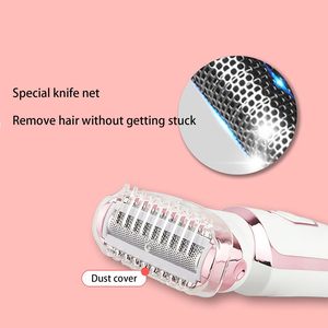 Depiladora Eléctrica 4 en 1 para Mujer, Resistente al Agua, Depilación Corporal, con Fuente de Alimentación USB, Certificación IPX7 - Product Image 5