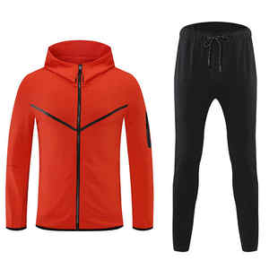 Survêtement coupe-vent deux pièces respirant avec logo personnalisé pour hommes Ensemble pantalon et veste de jogging avec logo personnalisé pour l'hiver - Product Image 4