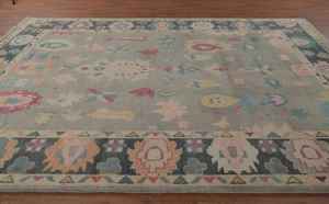 Traditional New Oushak Luxury 9x12 ft large Rug Customizable Size and Color <b>for</b> Living Room New Indian Style - Product Image 3