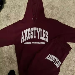 Ropa de calle personalizada chándales de alta calidad fabricantes de logotipo personalizado sudaderas algodón pesado de gran tamaño hombres Puff estampado - Product Image 1