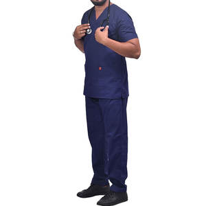 Tenue d'infirmière et de médecin, ensemble de blouses et de pantalons en deux pièces, élastique, unisexe, uniforme d'hôpital - Product Image 2