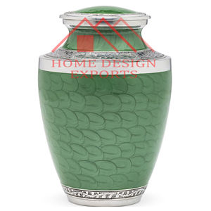 แจกันโลหะสีเขียวทำด้วยมือแจกัน2025ขี้เถ้าของตกแต่งบ้าน - Product Image 1