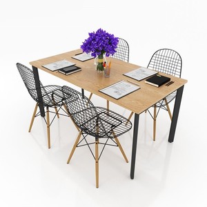BFCBOV08-Industrial Design Iron <b>Table</b> <b>Chair</b> Legs Heavy Duty 160x80 (cm) Oval Leg for Dining <b>Table</b> <b>Bench</b> for Hospital Furniture - Product Image 2