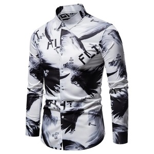 Áo Sơ Mi Mùa Hè Hawaii Cotton In Hình Cây Cọ Ngắn Tay Đi Biển OEM Cho Nam - Product Image 1