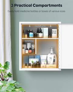 Armoire de premiers secours en acier laminé à froid, 2 portes, 4 tiroirs, design moderne, serrure à clé, rangement multifonctionnel pour hôpital, usage commercial - Product Image 3