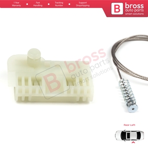 Juego de Reparación de Elevalunas Eléctrico Trasero Izquierdo BWR1052 para Clio MK3 BR CR KR SR 2005-2014 5 Puertas 8200291151 - Product Image 6