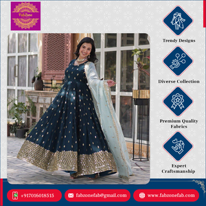 Impresionante diseño de lujo Bordado Secuencia Trabajo Manga completa Diseñador Ropa de fiesta Look Faux Georgette Vestido con Dupatta cosido - Product Image 5