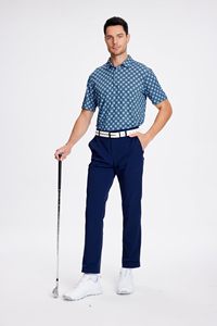 Camisetas de golf de poliéster en blanco por sublimación, camisetas lisas con logotipo personalizado con cuello levantado, polos de talla grande para hombre - Product Image 5