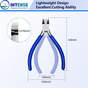 Coupe-fil professionnel en acier inoxydable coupe-fil affleurant de précision Ultra pour les fils métalliques de coupe réutilisables légers Zip - Product Image 3