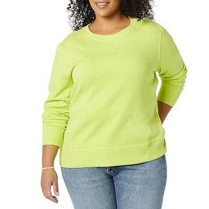 100% ropa de calle de algodón para mujer, sudaderas informales de algodón, sudadera informal sólida ligera transpirable de secado rápido, sudadera informal superventas - Product Image 3