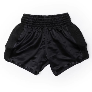100% Polyester séchage rapide Top qualité hommes personnalisé Muay Thai Shorts blanc Muay Thai sur mesure hommes Shorts - Product Image 4