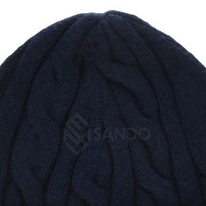 Venta caliente de alta calidad de lana gorros sombrero para hombres mujeres uso al aire libre invierno cálido Jacquard gorros sombrero - Product Image 4