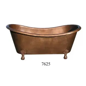 传统设计纯铜浴缸优雅浸泡纯铜浴缸健康有益印度供应商