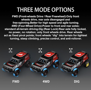 MJX H18P 1/18 Coche Teledirigido RC Crawler Brushless Bronco Baja 1000, Mini Camioneta Todoterreno a Escala, 4 Canales, Control Remoto <span class=keywords><strong>T4E</strong></span>, RTR - Product Image 5