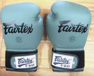 Fairtex Gants d'entraînement en cuir TGO3 Conception de pouce ouvert pour Kick Boxing & Muay Thai MMA Training - Product Image 1