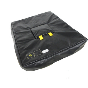 Insulating hood made of electrically conductive <b>PVC</b> for ATEX heating jackets for 1000 liter IBC - Product Image 1