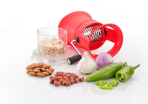 Cortador de Chile de plástico Manual, pequeño utensilio de cocina, picador de alimentos, cebolla, ajo, hierbas y especias, rebanador de verduras - Product Image 2