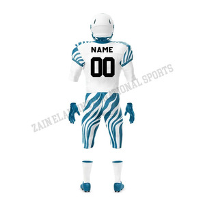 Uniforme de football américain personnalisé le plus populaire, kits d'uniformes de football américain sublimés respirants et à séchage rapide - Product Image 3
