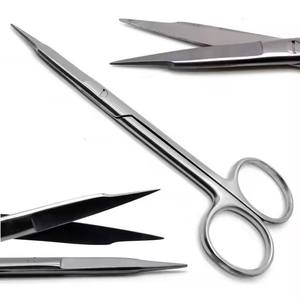 Ciseaux chirurgicaux manuels de haute qualité 5,25 pouces à pointe droite en acier inoxydable certifiés CE pour utilisation en chirurgie générale fabriqués par Medzora Surgical - Product Image 2