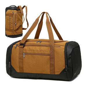 2024 personnalisé multi-usages léger Durable voyage Weekender nuit sac polochon toile Sport Gym bagages Offre Spéciale - Product Image 4