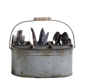 Estante de almacenamiento de cubiertos de hierro galvanizado de la mejor calidad Acabado crudo para un servicio y organización eficientes - Product Image 1