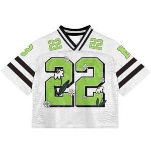 2025 Top qualité nouveau Design fait Sublimation hommes à manches courtes Fans chemise 100% Polyester séchage rapide maillot de Football américain - Product Image 5