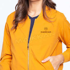 Chaqueta Bomber para Mujer, Estilo Moderno, con Colores Personalizados, Mangas Largas, Transpirable, de Lona Impermeable y Reversible, Ecológica - Product Image 2