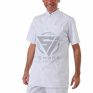 Uniformes Médicos Unisex Personalizados OEM, Uniformes de Hospital Hechos en Fábrica, Trajes Médicos de Lona de Algodón, Pijamas, Pantalones Deportivos, Tops con Cuello en V - Product Image 1