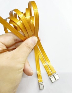 Siêu mỏng <span class=keywords><strong>USB</strong></span> 3.1 Loại C 5Gpbs 10 Gpbs Chất lượng cao Flat ffc FPC Ribbon <span class=keywords><strong>Flex</strong></span> dữ liệu mở rộng cáp dây - Product Image 2