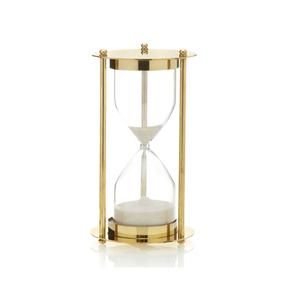Metal <b>Hourglass</b> <b>Timer</b> Patterned Desk Table Decor Modern Sand Holder Accent Art Style Design Contemporary Piece - Product Image 2
