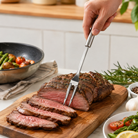 Cuillère de cuisine anti-rouille résistante à la chaleur, spatule en acier inoxydable monobloc, ensemble d'ustensiles de cuisine en acier inoxydable 410