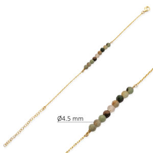 Minimalist Style Colorful <b>Beads</b> Design Charm <b>Bracelet</b> Wholesale Handmade Turkish 925 Sterling Silver Jewelry - Product Image 6