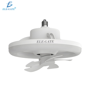 Lampada LED Moderna da 30W con Ventilatore da 15W, Telecomando, 5 Pale Invisibili, Motore DC per Uso Domestico, Connessione Standard - Product Image 1