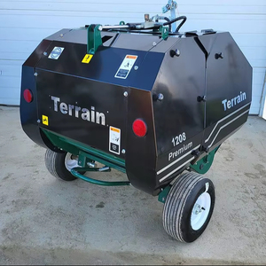 Mini presse à foin Machine balle de paille de foin polyvalente avec boîte de vitesses de moteur de moteur nouveau utilisé pour la presse à balles rondes d'herbe de ferme - Product Image 3