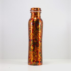 100% Pure <b>Copper</b> Printed <b>Water</b> <b>Bottles</b> Ayurvedic Health Benefits <b>Copper</b> <b>Water</b> <b>Bottle</b> Leak Proof Yoga <b>Bottle</b> With Logo - Product Image 5