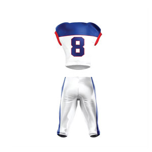 ชุดยูนิฟอร์มอเมริกันฟุตบอลแขนสั้น คุณภาพสูง ผลิตตามสั่ง ระบายอากาศได้ดี น้ำหนักเบา พร้อมโลโก้สั่งทำ ผ้าโพลีเอสเตอร์ 100% - Product Image 2