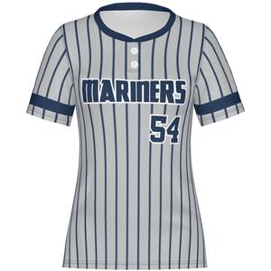 OEM/ODM respirable de débardeur de col en V de polyester d'uniforme d'équipe performante de softball - Product Image 5