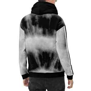 Sudadera con capucha con diseño personalizado para hombre, suave, cómoda, holgada, de ajuste frontal, técnica de tinte de corbata sólido para la moda callejera de otoño, 2025 - Product Image 4