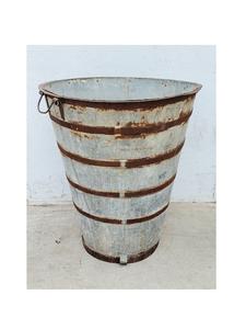 Maceta de metal de diseño único para el hogar, interior, exterior, jardín, uso con acabado natural, maceta de metal, fabricación por la India - Product Image 6