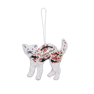 Décoration d'ornement suspendu de cheval perlé lunatique avec charme ludique - Product Image 4