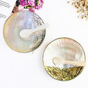 Assiette de fruits en nacre, assiettes écologiques de table, ensembles de vaisselle, emballage personnalisé du Vietnam fournisseur - Product Image 2