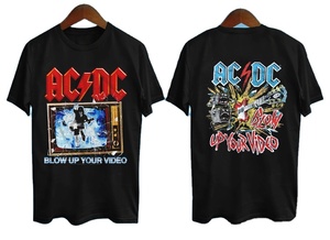 2024 Temporada Alta estilo Vintage verano algodón manga corta hombres camisetas AC DC impresión personalizada servicio OEM para marcas de ropa - Product Image 4